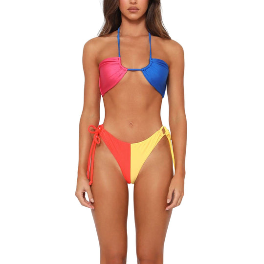 Damen Triangel-Bikini mit verstellbaren Seitenbändern und innovativem Schnitt R&B