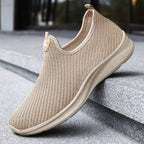 Damen Atmungsaktive Slip-On Freizeitschuhe mit elastischem Einschlupf R&B