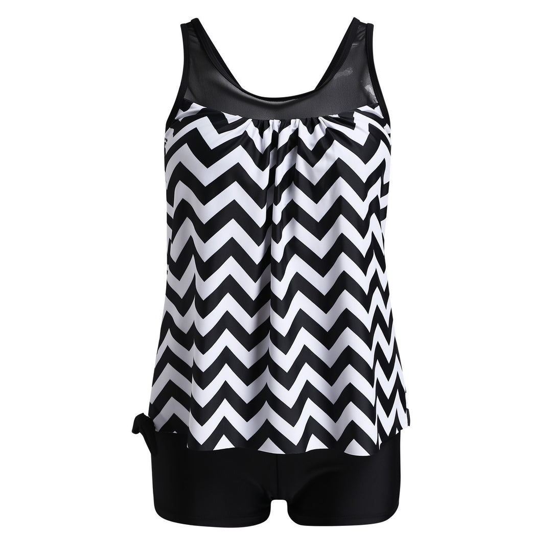Damen Sportliches Strandoutfit mit modischer Raffung R&B