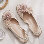 Damen Komfortable Ballerinas mit elastischem Fersenbereich R&B