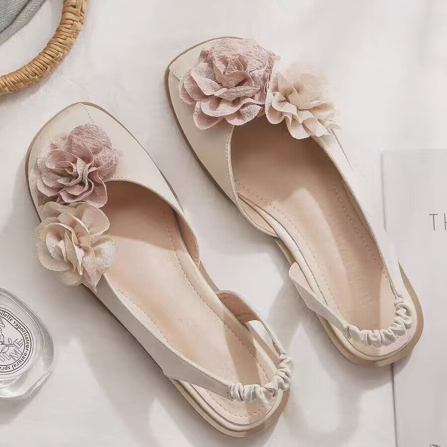 Damen Komfortable Ballerinas mit elastischem Fersenbereich R&B
