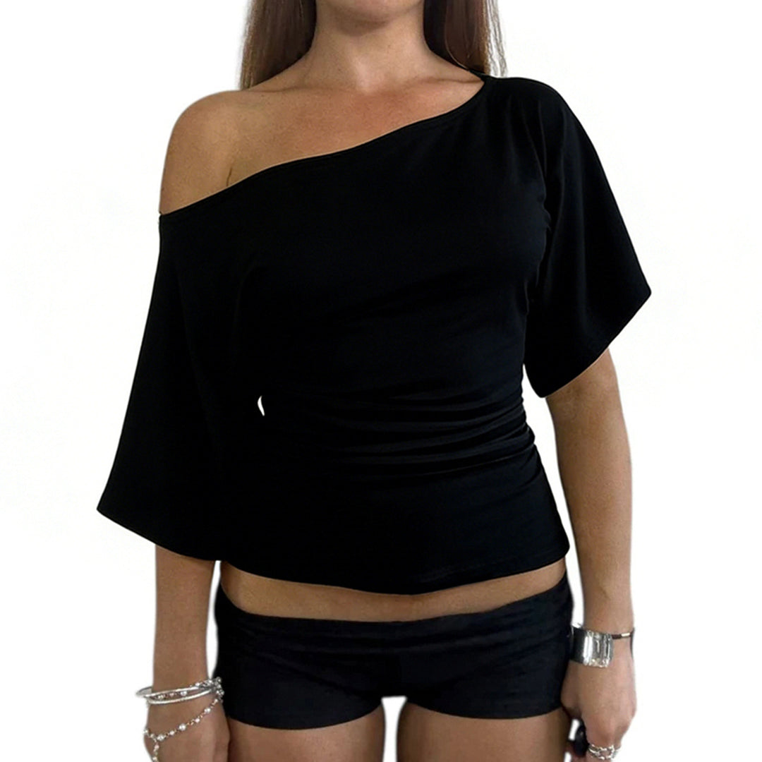 Damen Sportliches Oberteil und Shorts-Set R&B