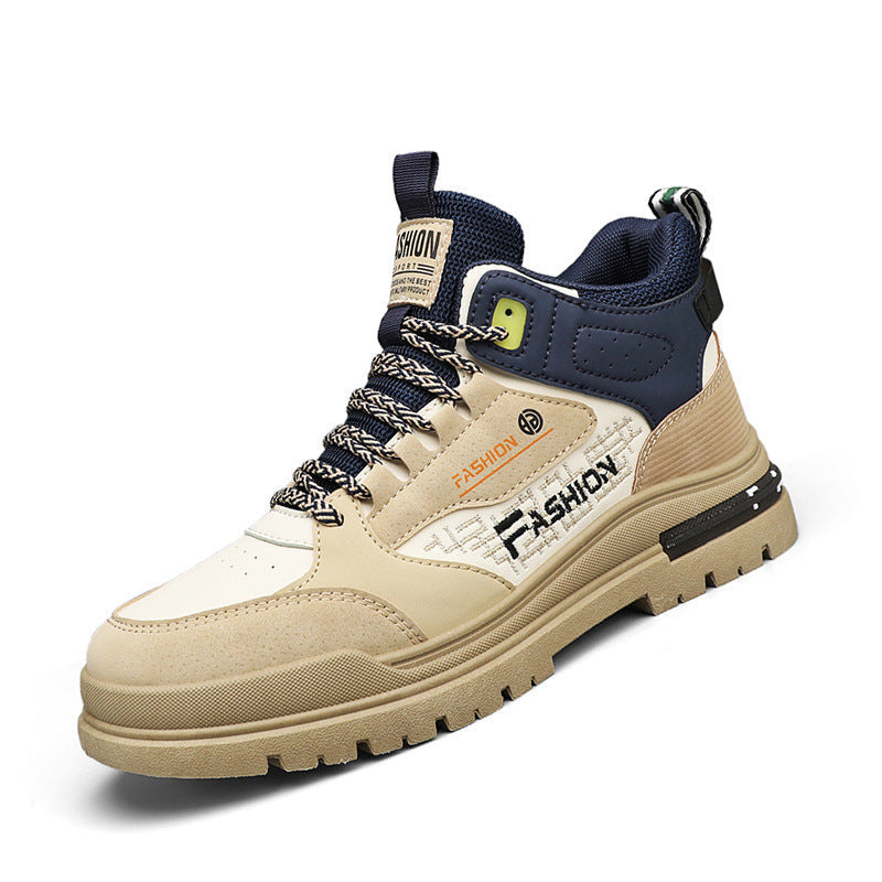 Damen Sportliche Schnürstiefel mit atmungsaktiver Mesh-Oberfläche und rutschfester Sohle