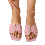 Damen Komfortable Zehentrenner-Sandalen mit modischem Riemendesign R&B