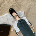 Damen Elegante Ballerinas mit verzierten Riemchen