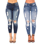 Damen Skinny Jeans mit angesagtem Destroyed-Look R&B