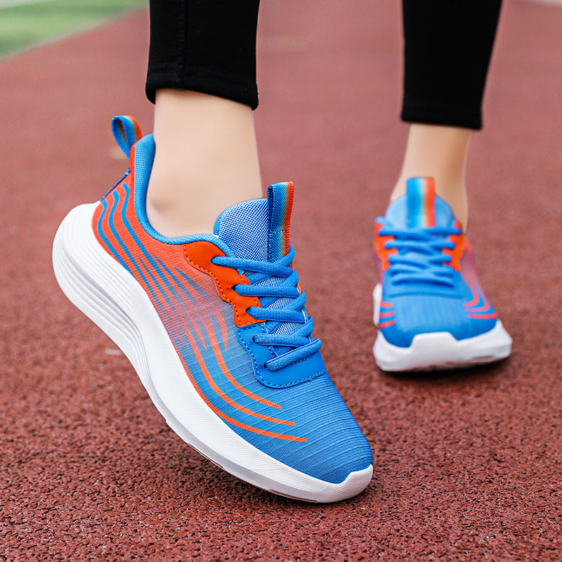 Damen Sportliche Leichtgewicht-Laufschuhe mit dämpfender Sohle