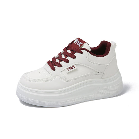 Damen modische Plateausneaker mit gepolsterter Sohle und atmungsaktivem Obermaterial R&B