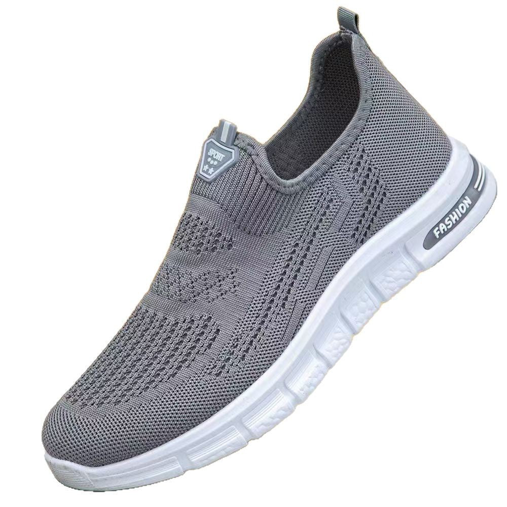 Damen Sportliche Slip-On Sneakers mit atmungsaktiver Oberflächenstruktur R&B