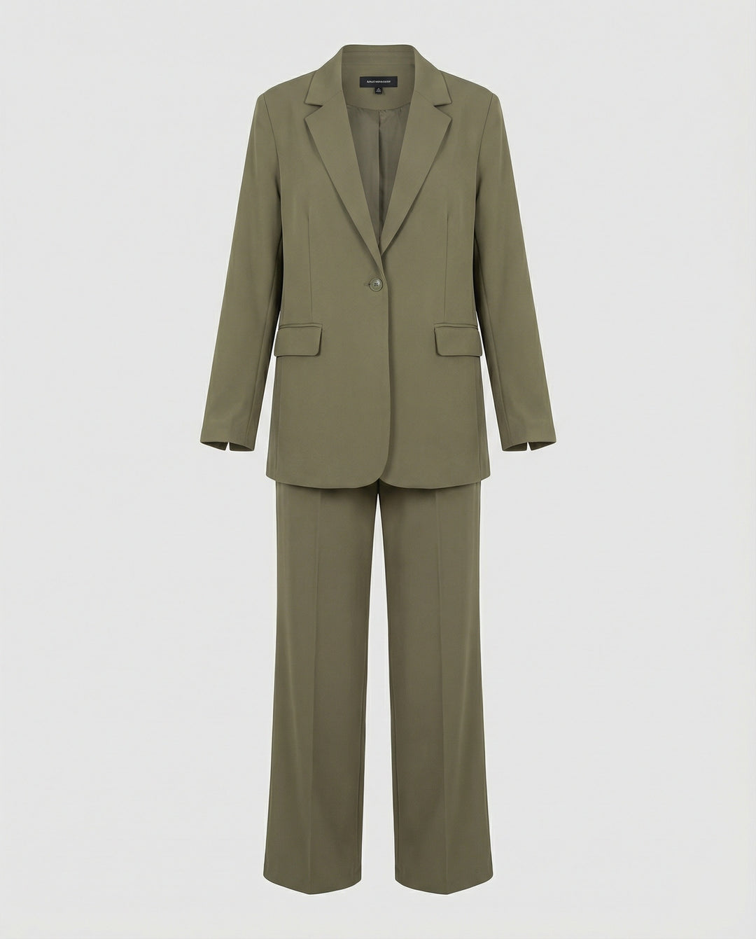 Damen elegantes Anzug-Set mit weitem Hosenbein und modernem Blazer R&B