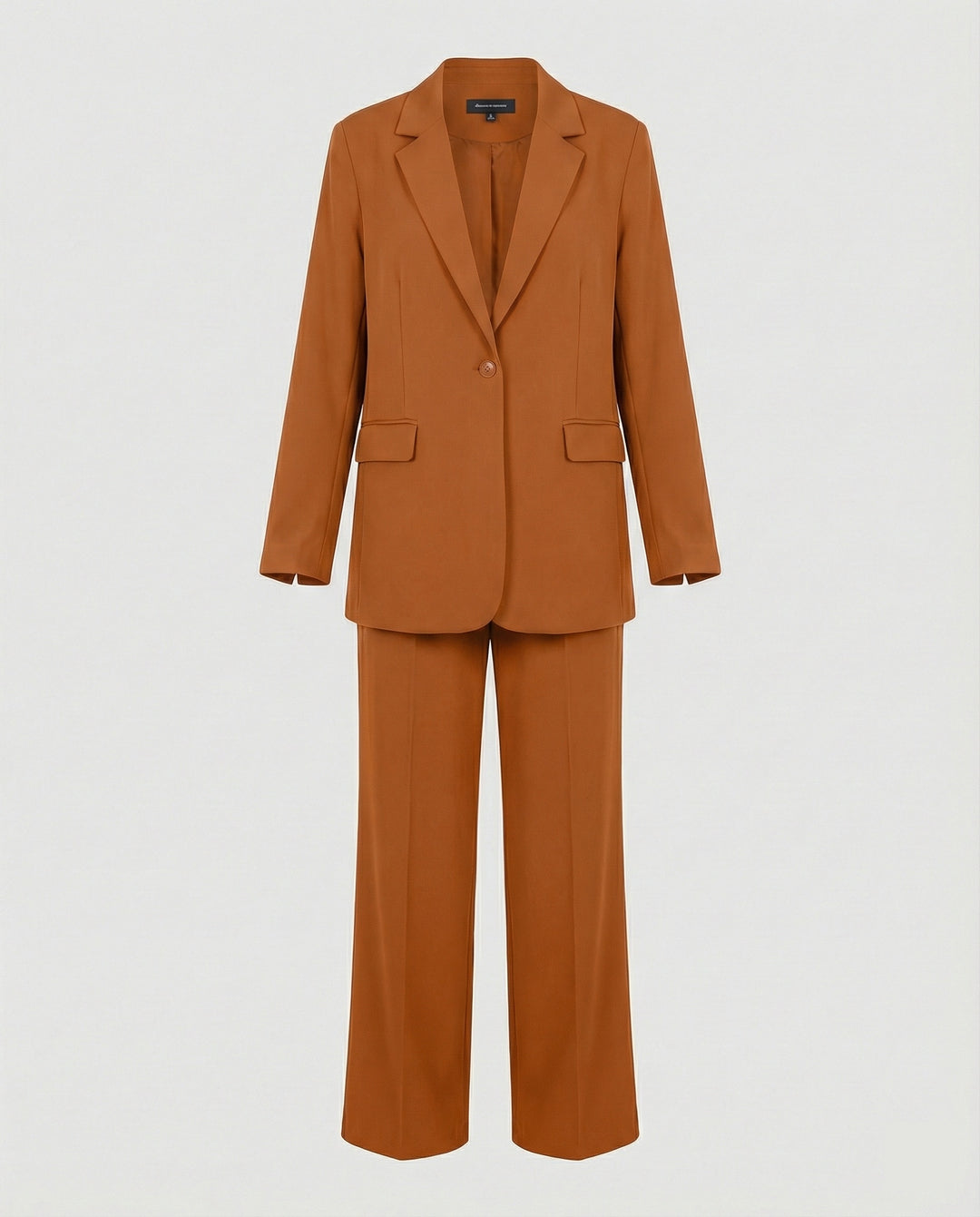 Damen elegantes Anzug-Set mit weitem Hosenbein und modernem Blazer R&B