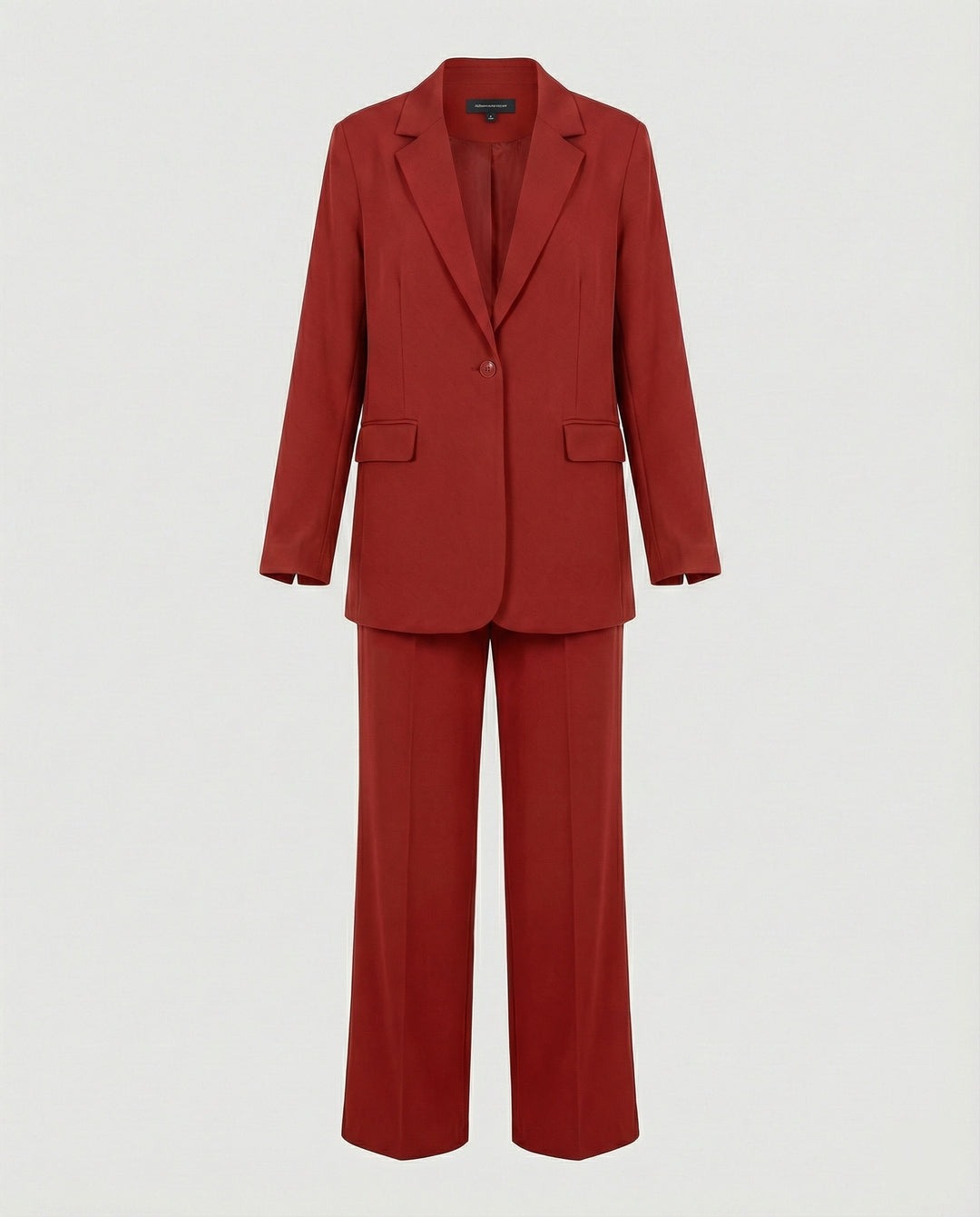 Damen elegantes Anzug-Set mit weitem Hosenbein und modernem Blazer R&B
