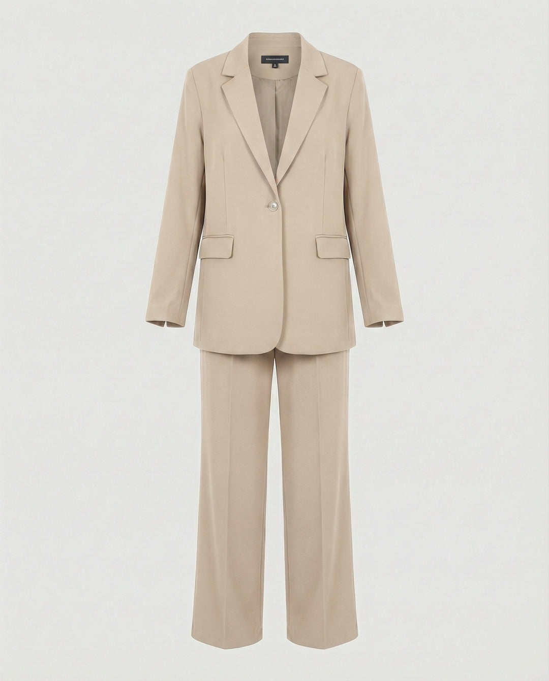 Damen elegantes Anzug-Set mit weitem Hosenbein und modernem Blazer R&B