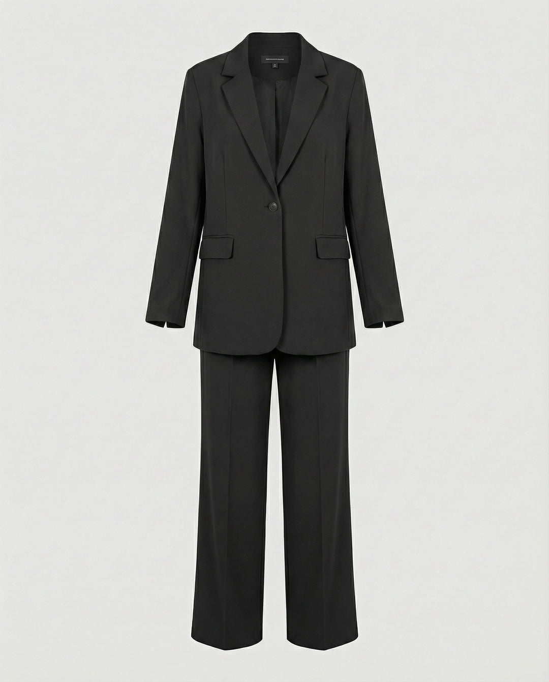 Damen elegantes Anzug-Set mit weitem Hosenbein und modernem Blazer R&B