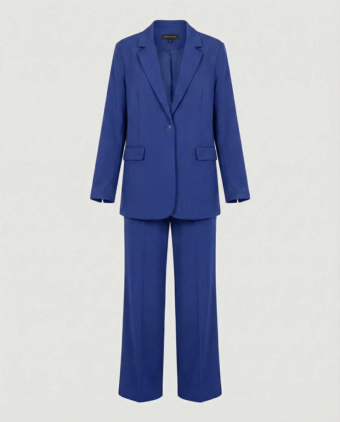 Damen elegantes Anzug-Set mit weitem Hosenbein und modernem Blazer R&B