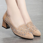 Damen Elegante Pumps mit filigranem Design