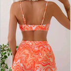 Damen Bikiniset mit innovativem Muster R&B