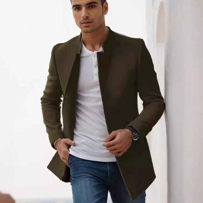 Herren modischer Slim-Fit Blazer R&B