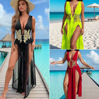 Damen Strandkleid mit eleganter Applikation