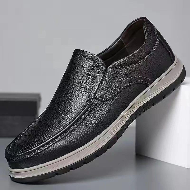 Herren elegante und bequeme Mokassins mit flexiblem Einstieg R&B