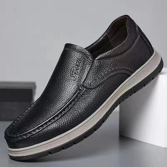 Herren elegante und bequeme Mokassins mit flexiblem Einstieg R&B