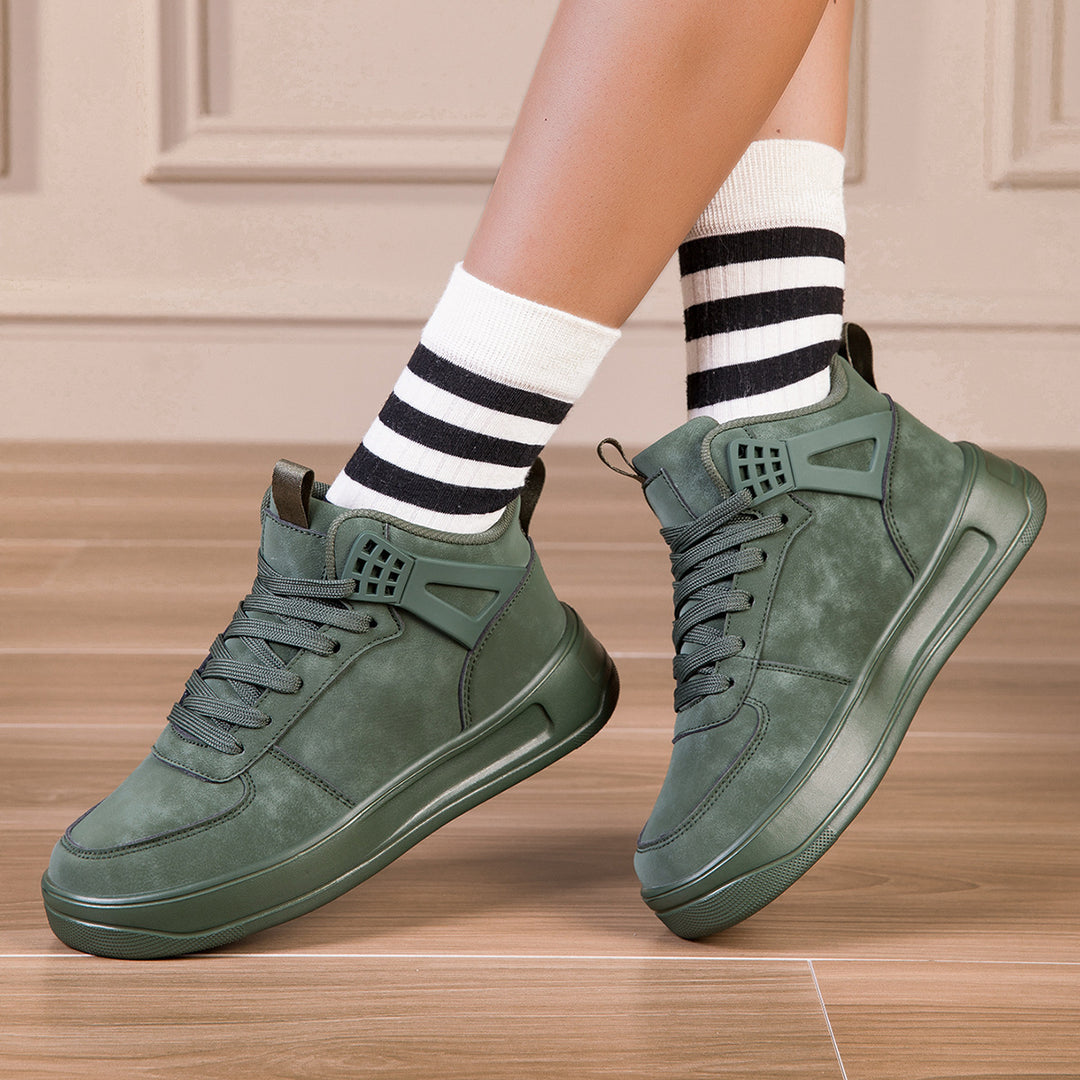 Damen Sportliche High-Top Sneakers mit ergonomischer Dämpfungstechnologie R&B