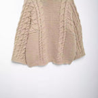 Damen Strickpullover im lässigen Oversize-Schnitt mit aufwendigem Zopfmuster R&B