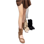 Damen modische Slingback Sandalen mit effektivem Riemendesign R&B