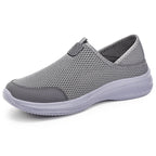 Damen Atmungsaktive Slip-On Freizeitschuhe mit elastischem Mesh-Obermaterial R&B