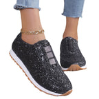 Damen Glitzernde Slip-On Sneakers R&B