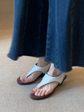 Damen Zehentrenner-Sandalen mit ergonomischem Fußbett und geschmackvollem Riemendesign R&B