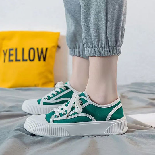 Damen Freizeit-Sneaker mit atmungsaktivem Obermaterial und rutschfester Gummisohle R&B