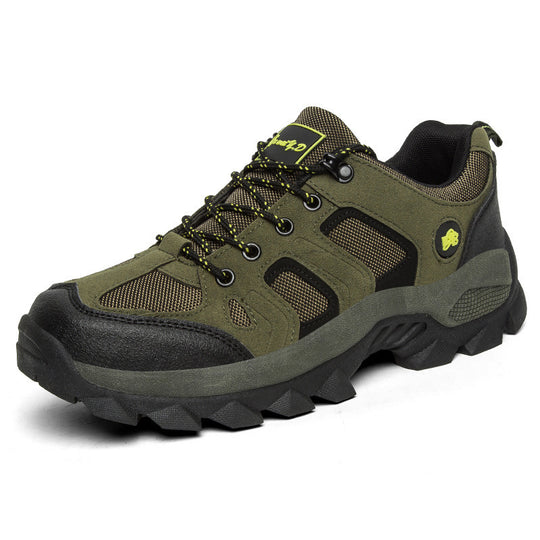 Herren nan robuster Trekkingschuh mit verstärkter Zehenkappe und rutschfester Profilsohle R&B
