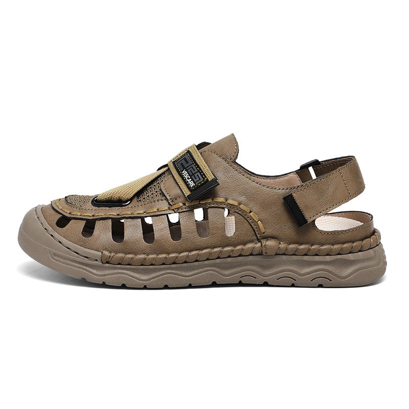 Damen Komfortable Outdoor-Sandalen mit verstellbarem Riemen und atmungsaktiver Obermaterialstruktur R&B