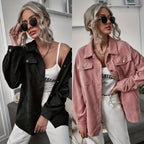 Damen Cordjacke mit modernem Schnitt und praktischen Taschen R&B