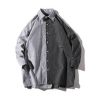 Herren Trendy Hemd mit asymmetrischem Design und urbanem Chic