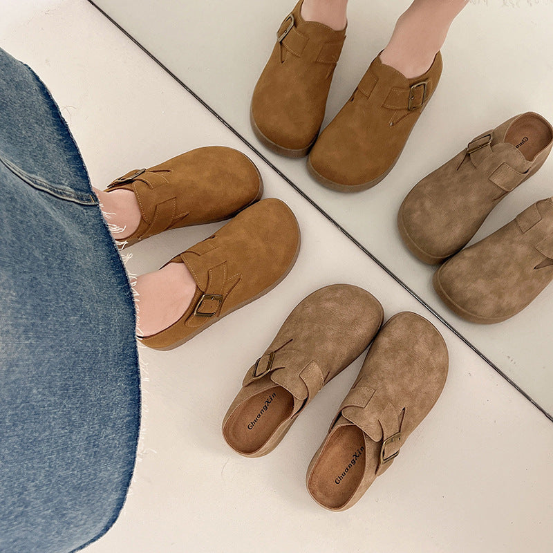 Damen Clogs mit verstellbarem Riemen und komfortabler Innensohle