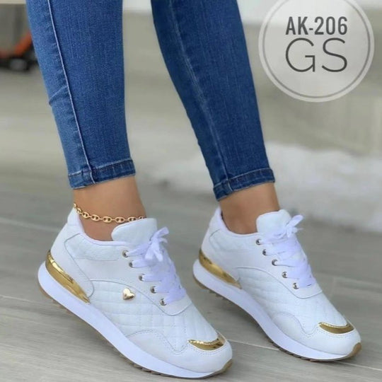 Damen Sportliche Sneakers mit modischen Akzenten und komfortabler Dämpfung R&B
