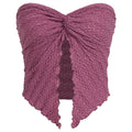 Damen ärmelloses Top mit elegantem Wickeldesign R&B