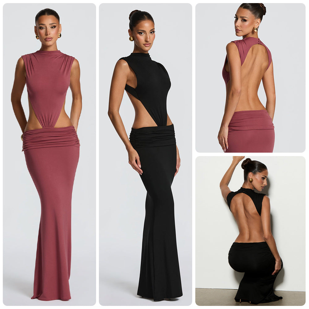 Damen Elegantes Abendkleid mit raffinierten Cut-Out-Details und figurbetontem Schnitt R&B