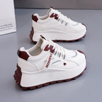 Damen Bequeme Chunky Sneakers mit rutschfester Laufsohle R&B