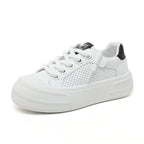 Damen Freizeitsneaker mit perforiertem Obermaterial und modischem Design R&B