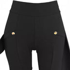 Damen Sportliche Freizeithose mit praktischen Cargo-Taschen und Knopfdetails R&B