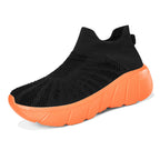 Damen Atmungsaktive Strick-Sneaker mit flexiblem Sohlenprofil