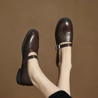 Damen Mary Jane Schuhe mit modischem Riemchen R&B