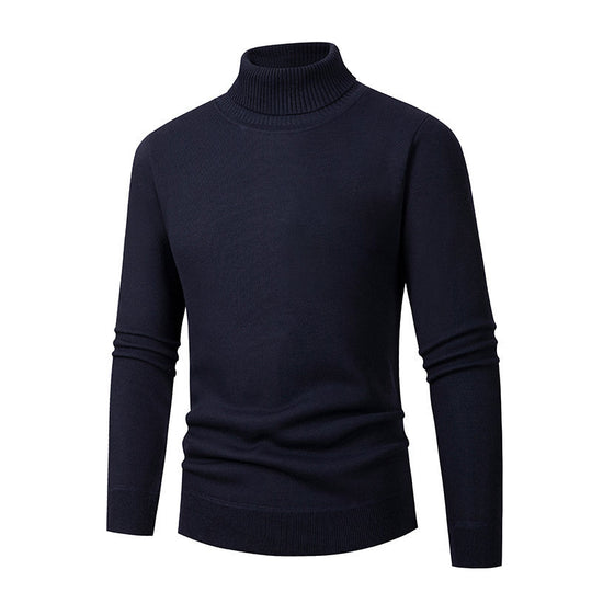 Herren eleganter Rollkragenpullover aus hochwertigem Material R&B