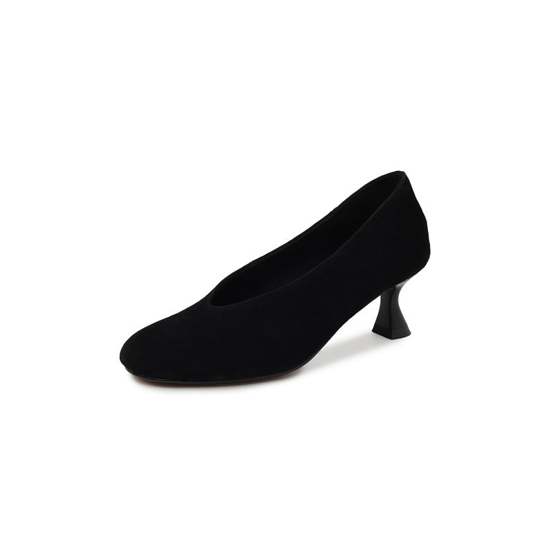 Damen elegante Pumps mit modischem Trichterabsatz R&B