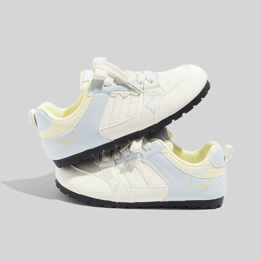 Damen Sportliche Sneakers mit verspieltem Design und atmungsaktiven Einsätzen R&B