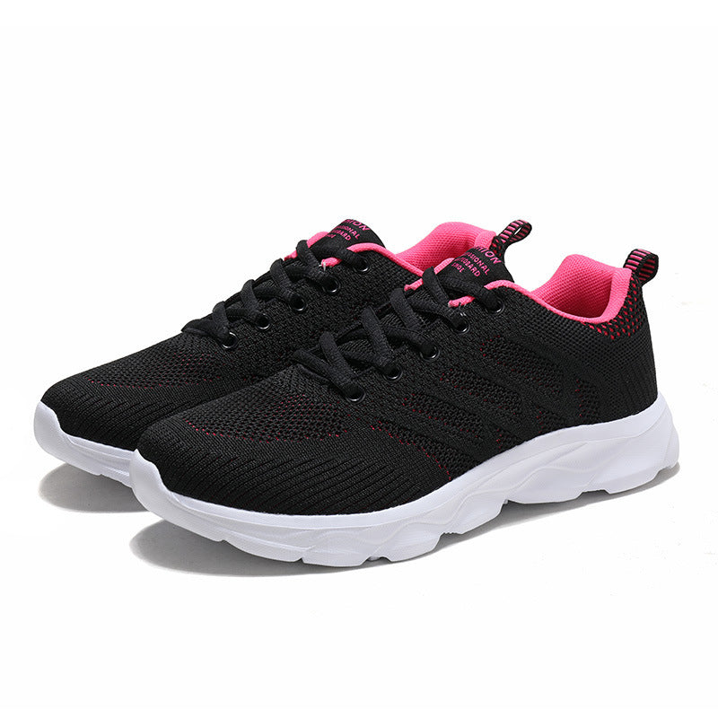 Unisex nan leichte atmungsaktive Strick-Sneaker mit dämpfender Zwischensohle R&B