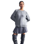 Damen Übergroßer Strickpullover mit luftiger Struktur und besonderen Details R&B